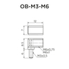 L-type Adapter OB-M3-M6