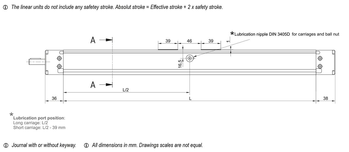 CTV 110 Linear Unit drawing 1