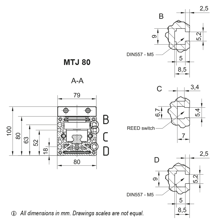 MTJ 80 Linear Unit drawing 6