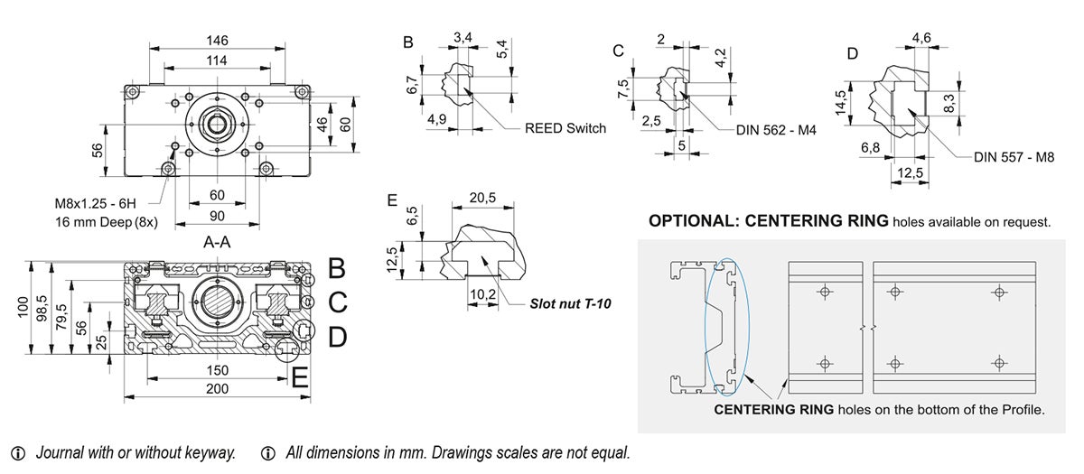 CTV 200 Linear Unit drawing 4